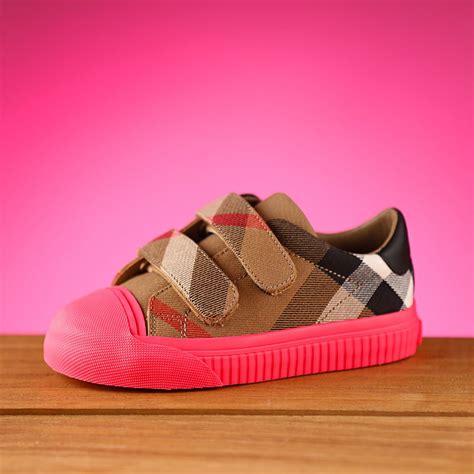 kids burberry sneakers|burberry shoes for toddler girl.